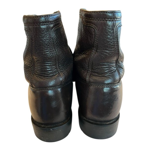 Ariat Boots Kiltie Packer Dark Brown Leather Round Toe Lace Up Womens Sz 8.5B - Picture 7 of 12